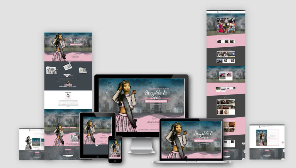 Aripotta Website Design Project- Screenshot Layout