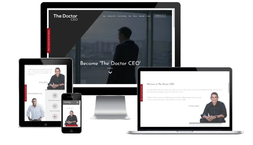 THE DOCTOR CEO Website Revamp