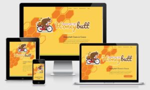 Honeybutt Website Design Responsive Screenshot