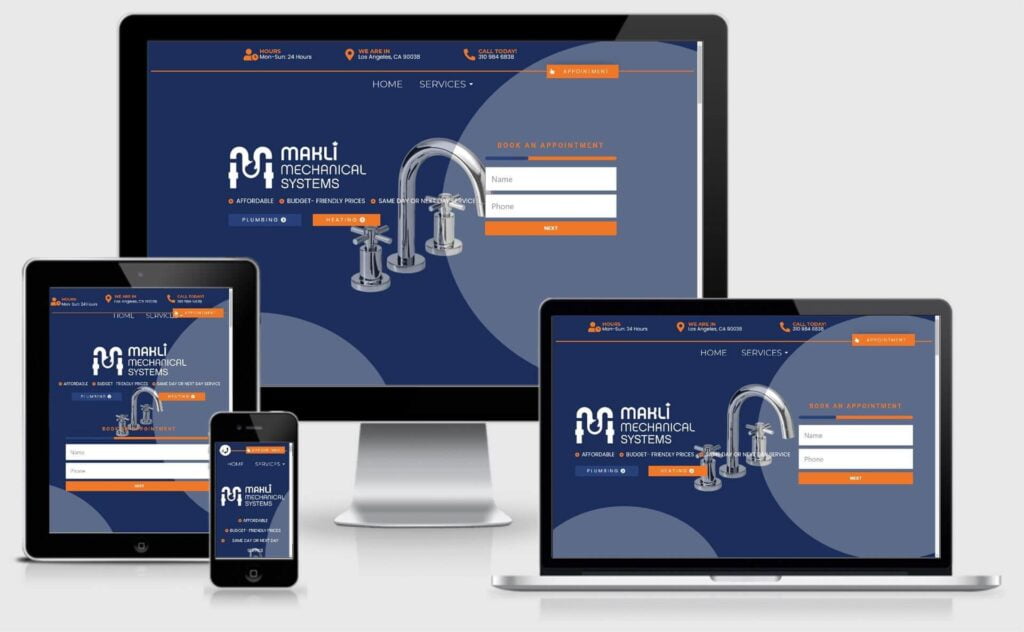 Low Website Ranking? 5 Quick good ways to Make Your Site Rank Higher With SEO 3 Makli Mechanical Systems Website Design - Responsive Screenshot