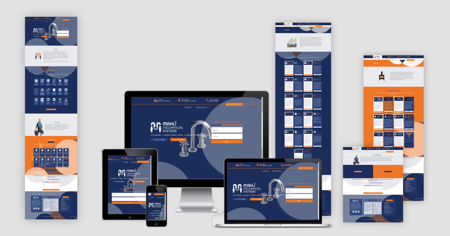 Makli Mechanical Systems Website Design