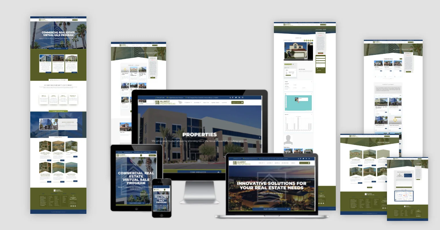 AllWest Properties Website Redesign