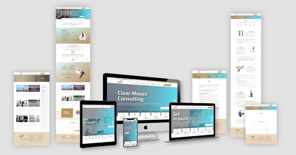 Clear Moves Website Redesign - Mock-