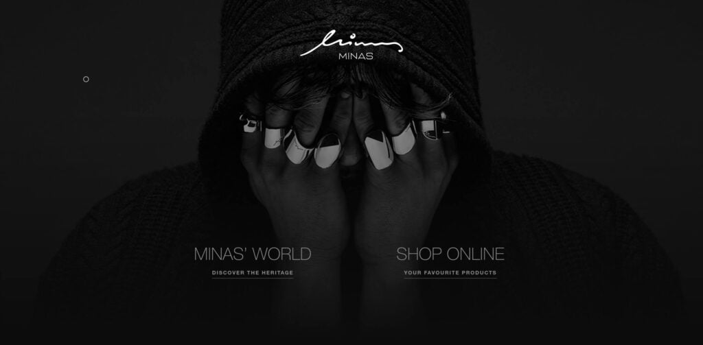 Top 10 Best fashion website design for you 5 Minas website Design pep