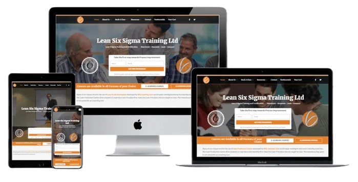 Lean6sigmatraining - Website redesign Responsive