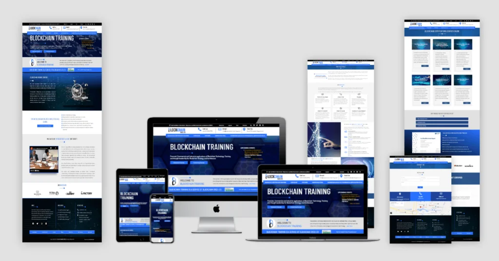 Blockchain Training Website Redesign -1