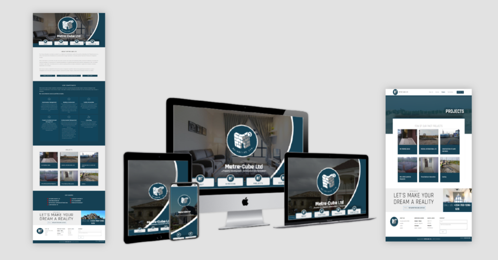 Metre Cube Website Design