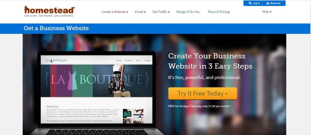 The Different Types of Website Builders 17 Homestead