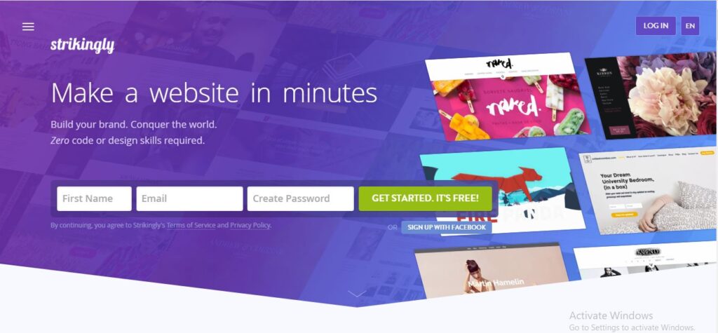 The Different Types of Website Builders 13 Strikingly