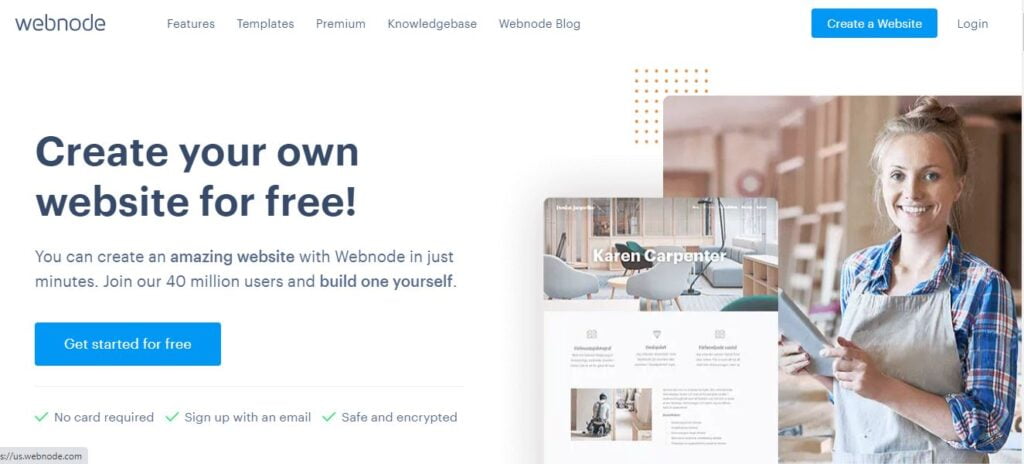 The Different Types of Website Builders 5 Webnode