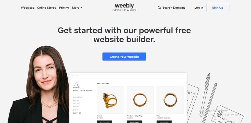 The Different Types of Website Builders 15 weebly