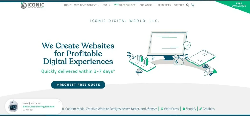 Website Design Goals and Objectives 6 Iconic Digital world