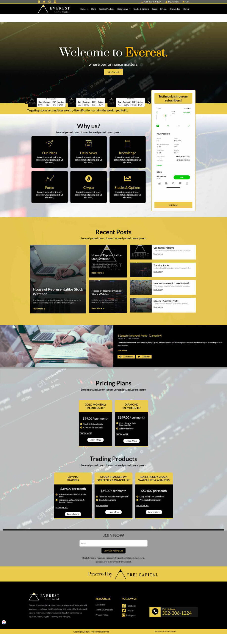 FcEverest Website Design Layout-Home