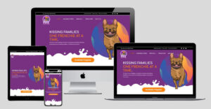 Frenchie Kiss Kennels New Website Design Responsive