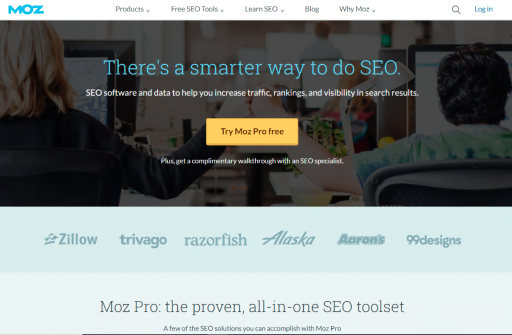 Best SEO Software for Small Business 4 MozPro SEO Software