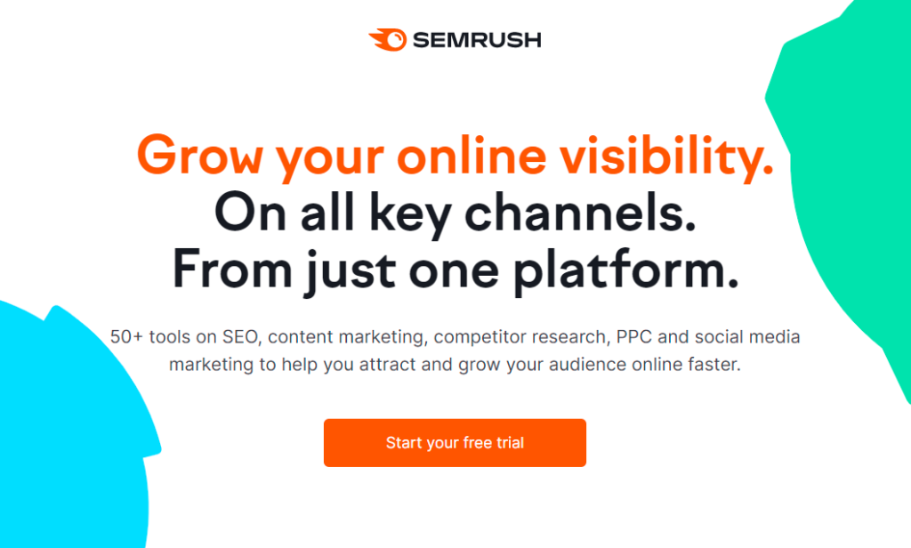 Best SEO Software for Small Business 2 Semrush SEO tool