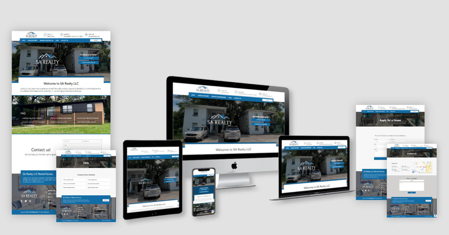 Sa ReaSa Realty Website Designty Website Design