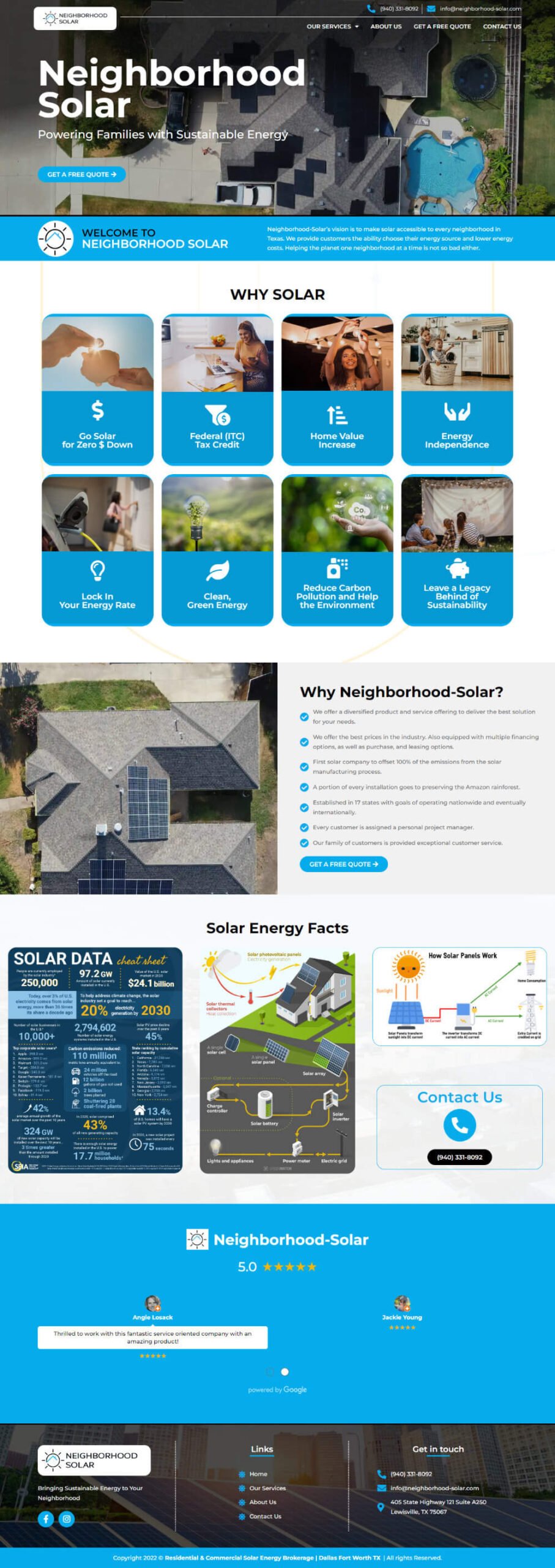 Neighborhood-Solar homepage