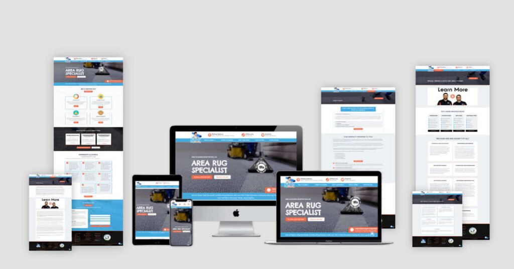 Simply Rug Cleaning Website Redesign