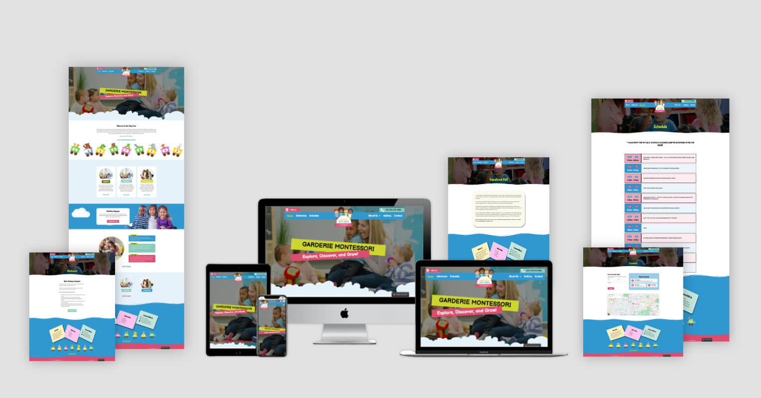 garderiemontessori-ca website design portfolio