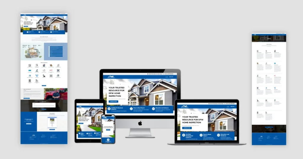 Home Inspection Website Redesign