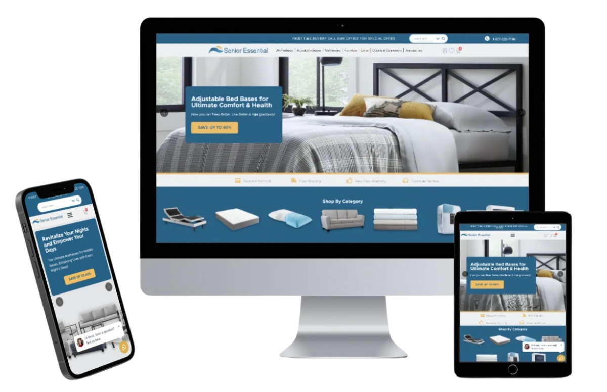 Senior Essential Responsive design