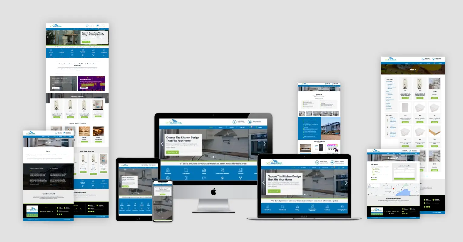 VY Build Inc. Website Redesign