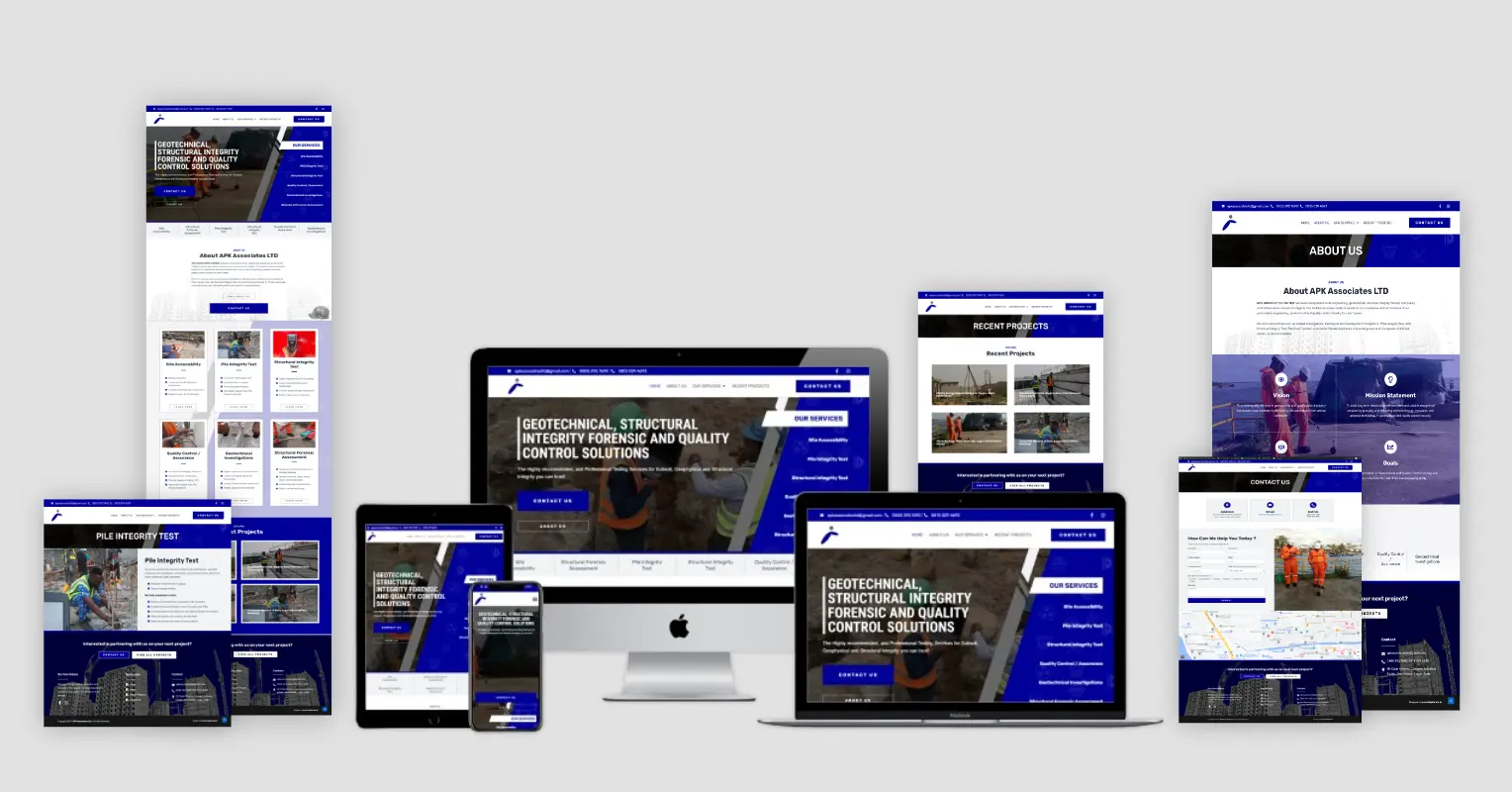 APK Associates LTD Website Design