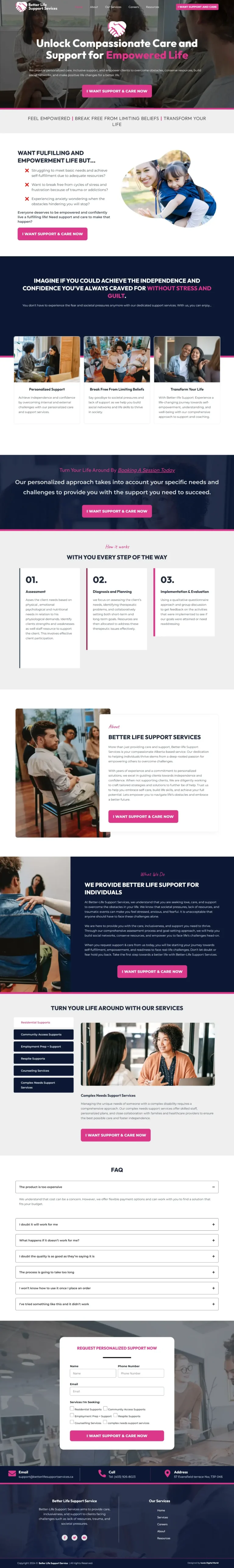 Better Life Support homepage new (1)