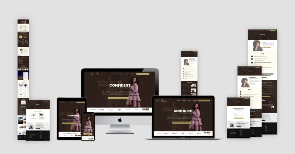 Grace Oben Website Redesign