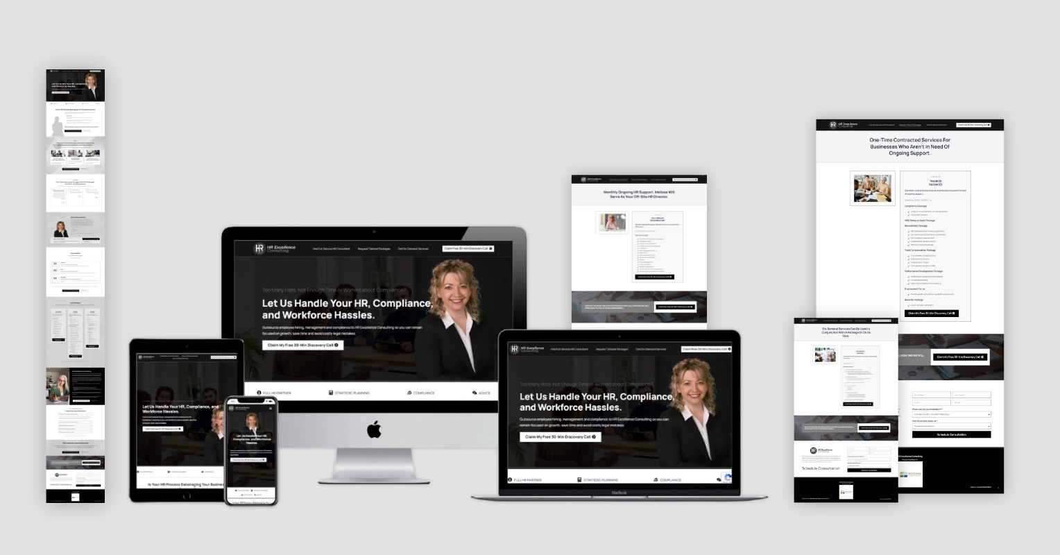 HR Excellence Consulting Website Redesign